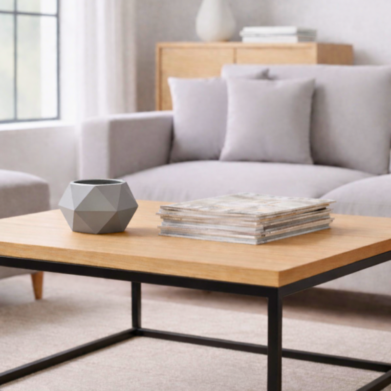 Arco Mini – Geometrik Dekoratif Saksı (Gri)